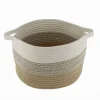 CESTINO CESTO IN TESSUTO DI CORDA INTRECCIATO PORTA OGGETTI TONDO 29X20 CM 10648