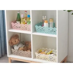 CESTINO PORTA TUTTO OGGETTI PLASTICA RETTANGOLARE 29.8X19.8X9.6CM MULTIUSO 79472