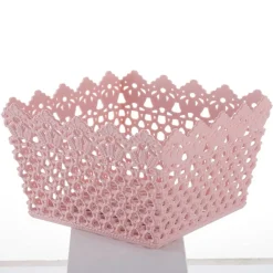 CESTINO PORTATUTTO OGGETTI CESTO MULTIUSO PLASTICA QUADRATO 18.2X18.2X11CM 79474