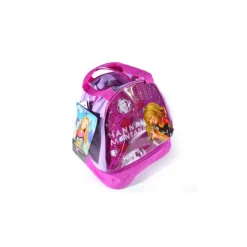 CESTINO PRANZO ZAINETTO PORTA MERENDA HANNA MONTANA 20x13x19CM FUXIA E LILLA
