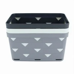 CESTO CESTINO PORTA TUTTO OGGETTI ORGANIZZATORE RETTANGOLARE 30X21.5X16 CM 10719