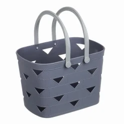 CESTO CESTINO PORTATUTTO OGGETTI CON MANICI 26.5X18X17CM MULTIUSO ASSORTITI 10722