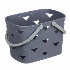 CESTO CESTINO PORTATUTTO OGGETTI CON MANICI 26.5X18X17CM MULTIUSO ASSORTITI 10722