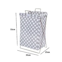 CESTO CONTENITORE PORTA BIANCHERIA PIEGHEVOLE PANNI SPORCHI BAGNO 79214