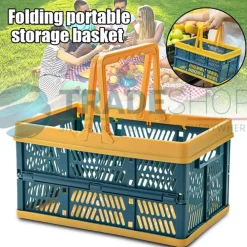 CESTO CONTENITORI CESTINO PORTAOGGETTI ORGANIZER CASSETTA PIEGHEVOLE IMPILABILE