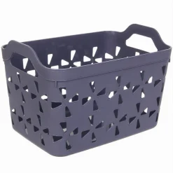 CESTO PORTA OGGETTI CESTINO PORTA TUTTO CON MANIGLIE 31X21X21 CM ASSORTITI 10726