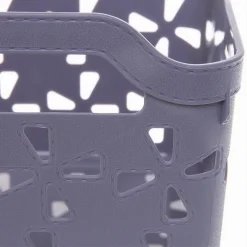 CESTO PORTA OGGETTI CESTINO PORTA TUTTO CON MANIGLIE 26X17X17 CM ASSORTITI 10725