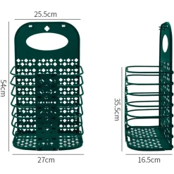 CESTO PORTABIANCHERIA PIEGHEVOLE CON MANICO CESTA PER CAMERA SOGGIORNO BAGNO VIAGGIO