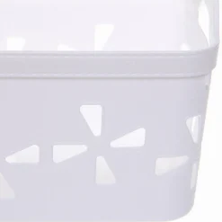 CESTO PORTAOGGETTI CESTINO PORTA TUTTO CON MANIGLIE 21X15X14CM ASSORTITI 10724