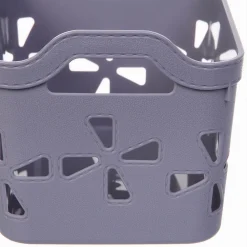 CESTO PORTAOGGETTI CESTINO PORTA TUTTO CON MANIGLIE 21X15X14CM ASSORTITI 10724