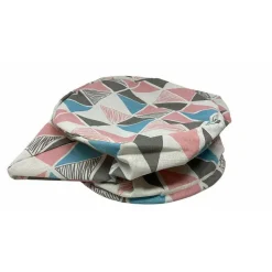 CESTO SACCO PORTA BIANCHERIA BAGNO PIEGHEVOLE MANICI TESSUTO ROMBI 40X50CM 10524