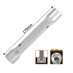 CHIAVE A BUSSOLA TUBO ESAGONALE DA 170 MM DOPPIE BOCCHE ESAGONALI 18-19 MM 97553