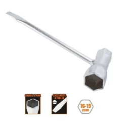 CHIAVE COMBINATA PER CANDELE A PIPA 16-19 MM CACCIAVITE A TAGLIO MOTOSEGHE 57258