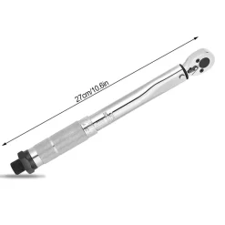 CHIAVE DINAMOMETRICA CRICCHETTO 1/4'' 5-25 Nm SERRAGGIO REVERSIBILE 270mm