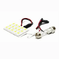 CHIP LED 4 W 18 LED 12V INTERNI AUTO LAMPADINA ULTRA LUMINOSE T10 MAXTECH L-M04
