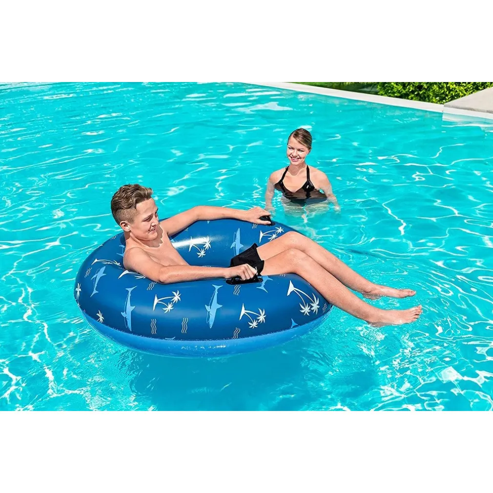 CIAMBELLA GONFIABILE FASHION NAUTICAL SALVAGENTE 119CM CON MANIGLIE ESTATE 36353