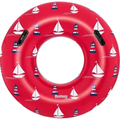 CIAMBELLA GONFIABILE FASHION NAUTICAL SALVAGENTE 119CM CON MANIGLIE ESTATE 36353