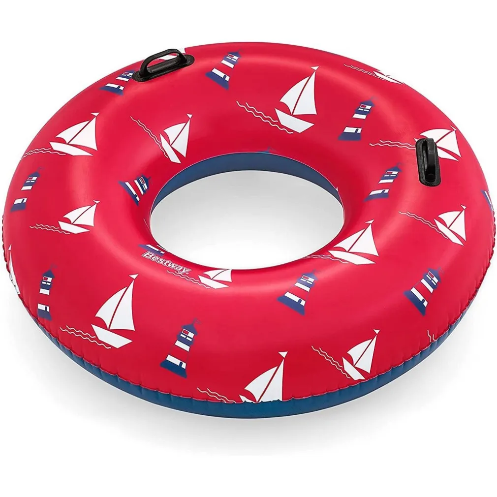 CIAMBELLA GONFIABILE FASHION NAUTICAL SALVAGENTE 119CM CON MANIGLIE ESTATE 36353