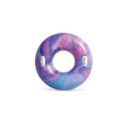 CIAMBELLA GONFIABILE NATURE MARE PISCINA 91CM CON MANIGLIE COLORI ASSORTITI 56267