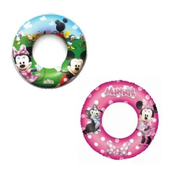 CIAMBELLA GONFIABILE SALVAGENTE GIOCHI MICKEY MOUSE MINNIE MARE PISCINA SPIAGGIA