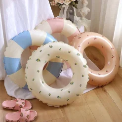 CIAMBELLA PISCINA GONFIABILE SALVAGENTE NUOTO BAMBINI 90 CM VARI MODELLI 15591