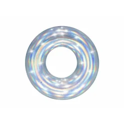 CIAMBELLA SALVAGENTE GONFIABILE IRIDESCENTE 107 CM MARE SPIAGGIA PISCINA 36240