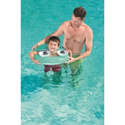 CIAMBELLA SALVAGENTE GONFIABILE BAMBINI 3-6ANNI OCCHI MOBILI 61CM 3 COLORI 36114