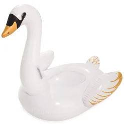 CIGNO FASHION LUXURY CAVALCABILE GIGANTE 122 X 122 CM BIANCO E ORO ISOLA