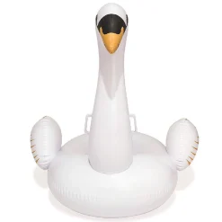 CIGNO FASHION LUXURY CAVALCABILE GIGANTE 122 X 122 CM BIANCO E ORO ISOLA