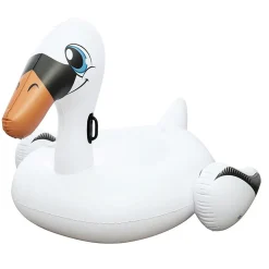 CIGNO GONFIABILE GIGANTE ISOLA MATERASSINO MARE PISCINA 191 X 122 X 170 CM