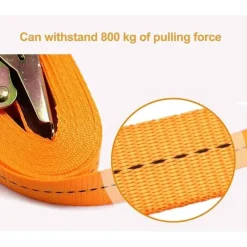 CINGHIA DI ANCORAGGIO SERRAGGIO A CRICCHETTO CON TENDITORE SENZA GANCI 25MMX5MT