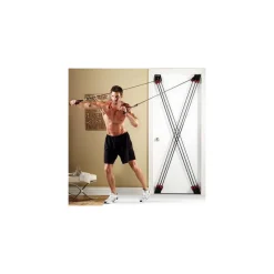 CINGHIE BANDE FASCE ELASTICHE PER ALLENAMENTO IN SOSPENSIONE FISSAGGIO SU PORTA