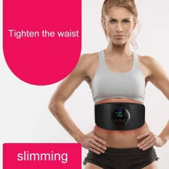 CINTURA ADDOMINALE ALLENAMENTO 6 MODALITÀ TRAINER ELETTRICO DIMAGRANTE MASSAGGIO