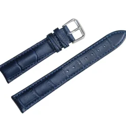 CINTURINO IN PELLE UNIVERSALE RICAMBIO PER OROLOGIO LARGHEZZA 12MM BLU