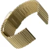 CINTURINO MAGLIA MILANO UNIVERSALE RICAMBIO OROLOGIO LARGHEZZA 20MM ORO
