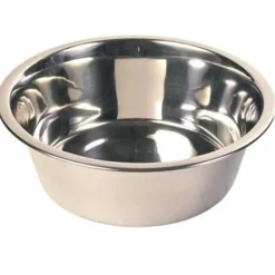 CIOTOLA 28CM CONTENITORE MANGIATOIA PER CANI CANE GATTO ANIMALI DOMESTICI IN ALLUMINIO CIBO ACQUA