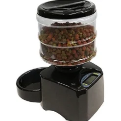 CIOTOLA DISTRIBUTORE AUTOMATICO ELETTRICO DISPENSER 5.5L DIETA CIBO GATTO CANE