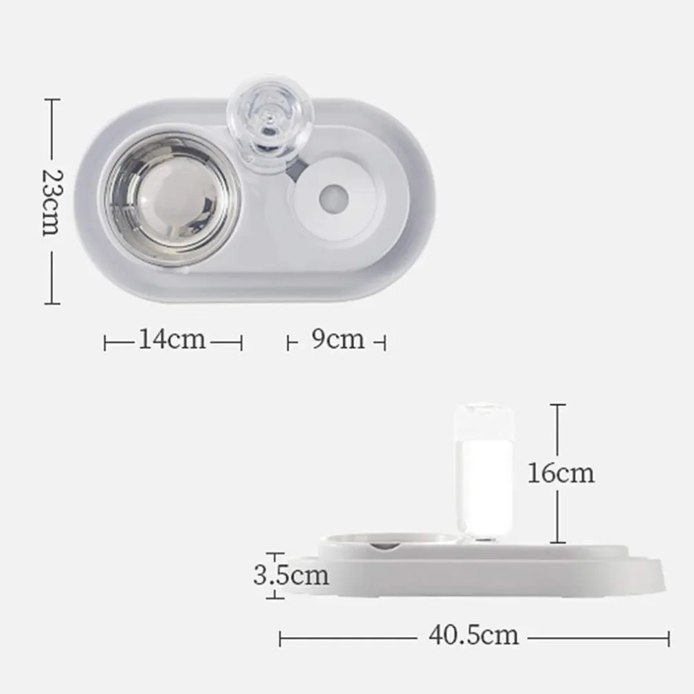 CIOTOLA IN PLASTICA PER GATTI CANI PICCOLI ANIMALI DOMESTICI PER ALIMENTI ACQUA