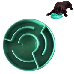 CIOTOLA LABIRINTO PLASTICA PER COCKER CANE GATTO ANIMALI DOMESTICI MANGIATOIA