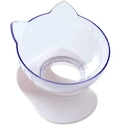 CIOTOLA SINGOLA FORMA GATTO INCLINABILE REGOLABILE PER GATTI CANI ALIMENTI ACQUA