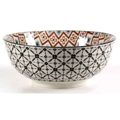 CIOTOLA TONDA CASABLANCA MULTIUSO 23X23X8,5CM CERAMICA ASSORTITI CUCINA 720079