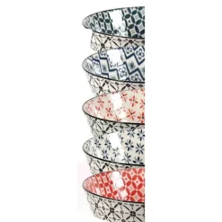 CIOTOLA TONDA CASABLANCA MULTIUSO 23X23X8,5CM CERAMICA ASSORTITI CUCINA 720079