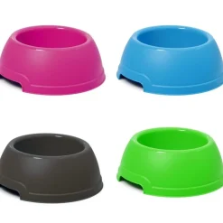 CIOTOLA VASCHETTA PLASTICA TONDA 2.7LT COCKER CANE GATTO MANGIATOIA CIBO ACQUA