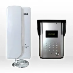 CITOFONO PER ESTERNO ESTERNI A 2 FILi PULSANTE APERTURA CANCELLO LUCKARM 3208A