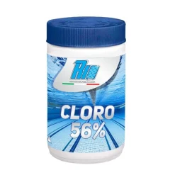 CLORO 56% GRANULARE PER DISINFEZIONE ACQUA PISCINE DA 1KG ANTIALGA RAPIDO SCIOGLIMENTO 655462A