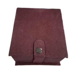 COFANETTO SCATOLO CONFEZIONE ASTUCCIO CON CUSCINO PER OROLOGIO VELLUTO ROSSO