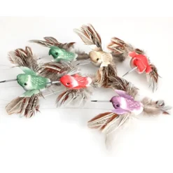 COLIBRÌ VOLANTE A ENERGIA SOLARE A BATTERIA UCCELLI SVOLAZZANTI PER DECORAZIONE ESTERNA