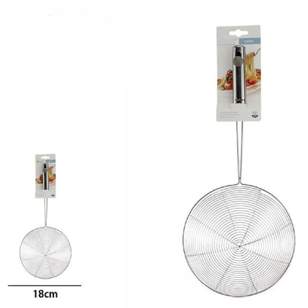COLINO CUCINA INOX 18 CM PASSINO CESTELLO SCHIUMAROLA A RAGNO SETACCIO 66273