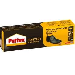 COLLA MASTICE UNIVERSALE PER GOMMA CUOIO SUGHERO LEGNO STOFFA PATTEX CONTACT 50