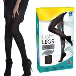 COLLANT A COMPRESSIONE GRADUATA CALZE ELASTICHE LIGHT LEGS TAGLIA UNICA